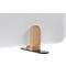 egamaster séparateur de table pour tableau blanc Elements, acier émaillé, y compris 2 supports de pied, L 1200 x H 600 x P 11 mm